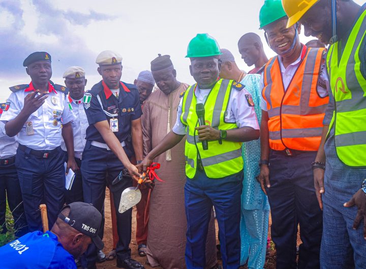 LAGOS NSCDC PERFORMS GROUND BREAKING FOR 300 HOUSING UNITS