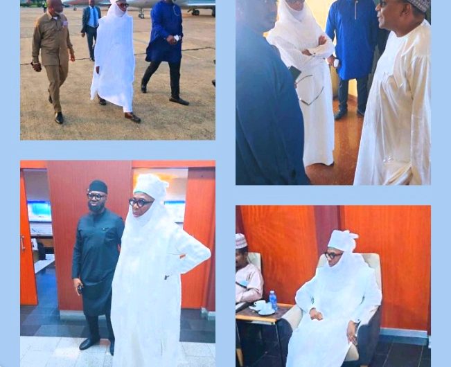 Photo Story: Amaechi Pays Final Respects in Daura- The daily torch media.