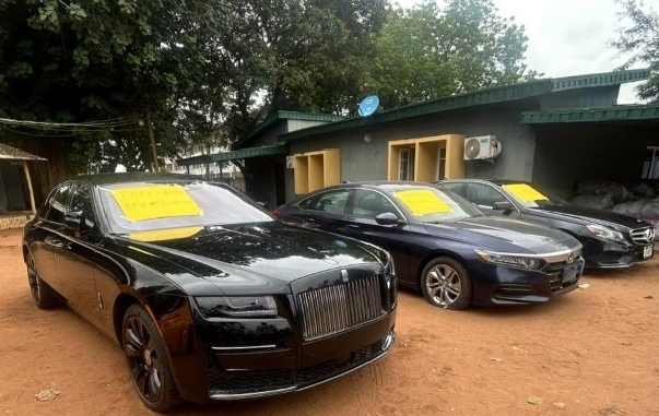 NCS SEIZES ₦1.4 BILLION WORTH OF SMUGGLED GOODS, INCLUDING ₦905M ROLLS-ROYCE IN OGUN.