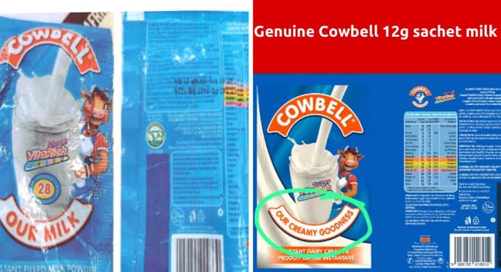 NAFDAC RAISES ALARM OVER CIRCULATION OF FAKE COWBELL MILK SACHETS, WARNS OF SERIOUS HEALTH RISKS.