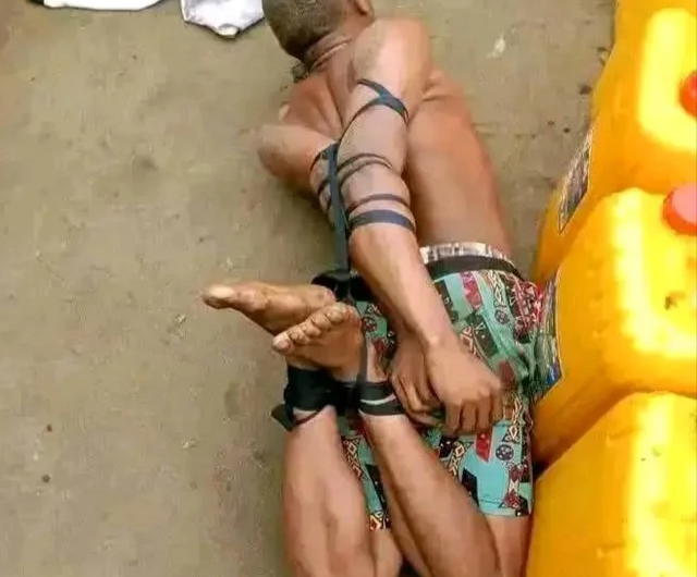 Suspected Thief Nabbed for Terrorising Palm Oil Traders in Akwa Ibom Market