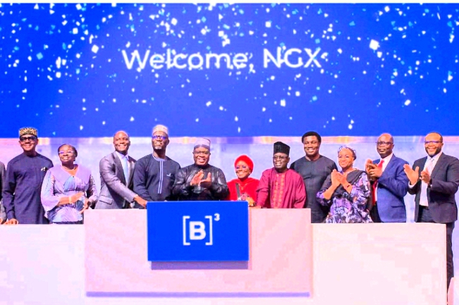 NGX GROUP, SEC DG PARTICIPATE IN BELL RINGING CEREMONY AT BRAZIL STOCK EXCHANGE TO STRENGTHEN GLOBAL MARKET PARTNERSHIPS.