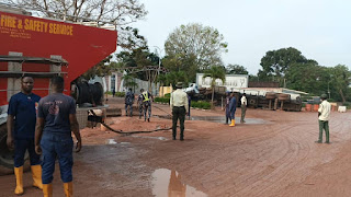 Tragedy Averted as Petrol Tanker Crashes at Winners Chapel Gate in Ota: Swift Action by TRACE, Security Agencies Prevents Inferno  Tragedy Averted as Petrol Tanker Crashes at Winners Chapel Gate in Ota: Swift Action by TRACE, Security Agencies Prevents Inferno