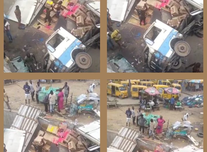 LASTMA Operatives Rescue Severely Injured Victim as Truck Plunges Off Oshodi Bridge LASTMA Operatives Rescue Severely Injured Victim as Truck Plunges Off Oshodi Bridge