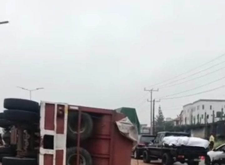 LASTMA Races Against Time to Save Injured Driver After Brutal Collision Between Two Heavy-Duty Trucks on Otedola Bridge