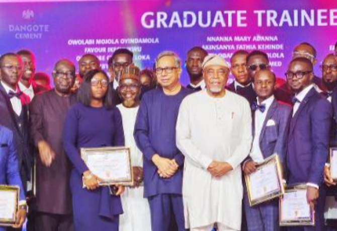 Dangote Cement Welcomes over 100 New Engineers After Completion of Graduate Trainee Program 
