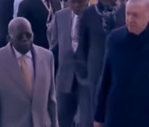 President Tinubu Briefly Misses Step, Fell in Ankara