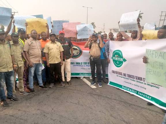 Sachet Alcohol Ban Sparks Mass Protest as Workers, Unions Storm NAFDAC Office