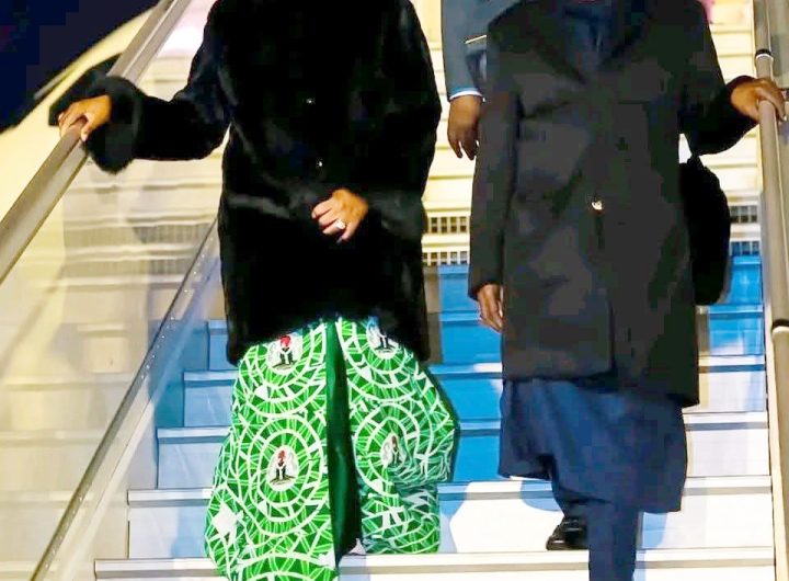 Tinubu Arrives in United Kingdom for Historic State Visit, Set for Bilateral Talks at Windsor Castle