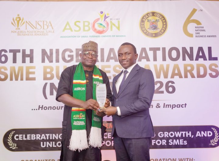 Union Bank Wins ASBON Award for Advancing SME Growth in Nigeria