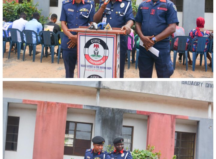LAGOS NSCDC ARRESTS KINGPIN, THREE SUSPECTS LINKED TO MISSING PERSONS, RESCUES TWENTY FOUR VICTIMS, SMASHES BLACK SPOTS IN BADAGRY.