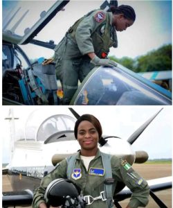 Nigeria’s First Female Fighter Pilot Wins Top Honours at Ghana Military College
