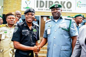 Idiroko Border Gets Security Boost as Customs Hosts Ogun Police Commissioner