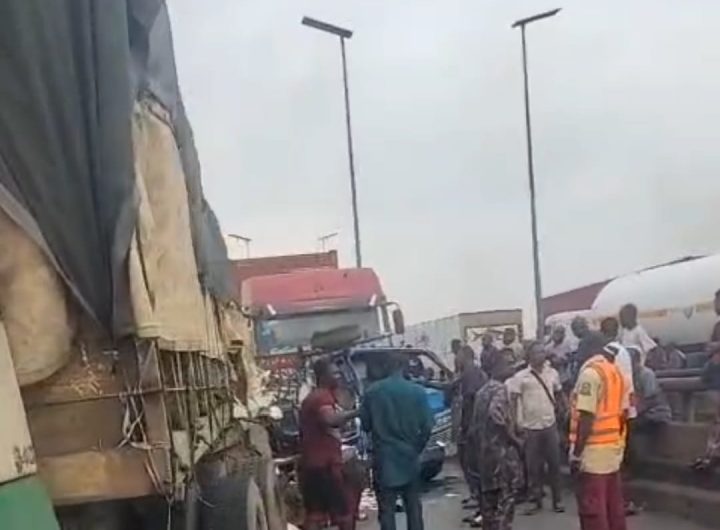 Motor Boy Dies as Multi-Vehicle Crash Triggers Massive Gridlock on Lagos-Ibadan Expressway