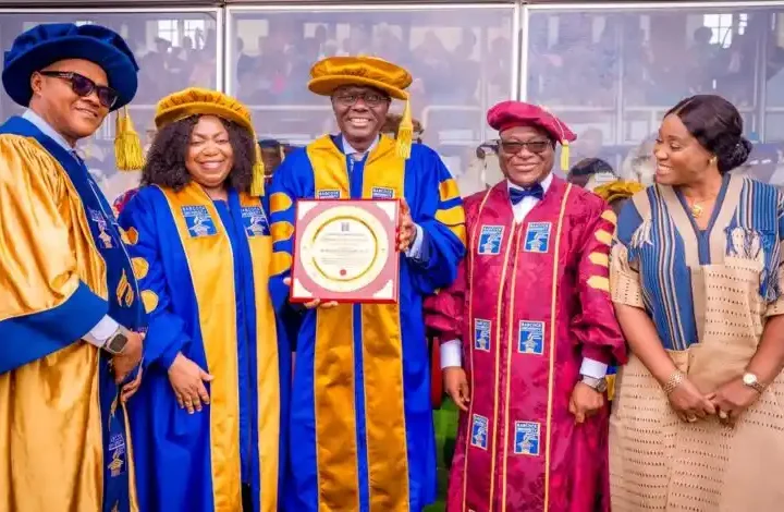 Babcock University Honours Sanwo-Olu with Leadership and Service Award