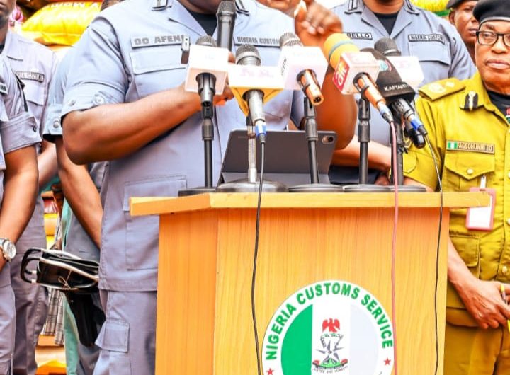 Nigeria Customs Service Ogun I Area Command Seizes 2,339 Bags of Foreign Rice, 6,035 Parcels of Cannabis, Other Contraband Worth ₦3.57bn