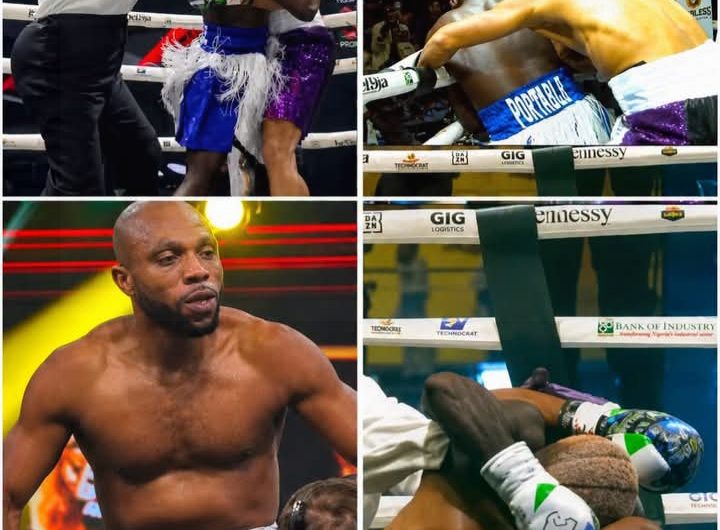 Charles Okocha Beats Portable by Walkout After Chaotic Celebrity Boxing Fight