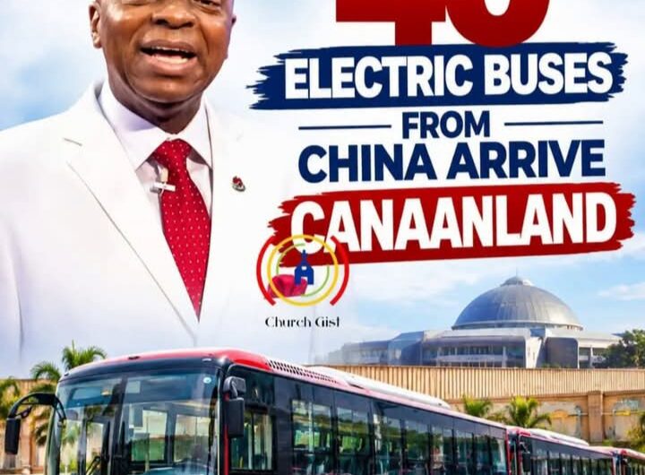 40 New Electric Buses Arrive Canaanland as Church Expands Transport System