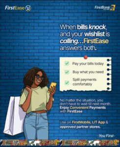 FirstBank’s FirstEase Extends Digital Financing to Bills, Everyday Purchases