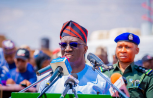 Okpebholo Stops at London Filling Station, Says UK Petrol Costs More Than ₦3,000/Litre: ‘Nigerians Are Enjoying’