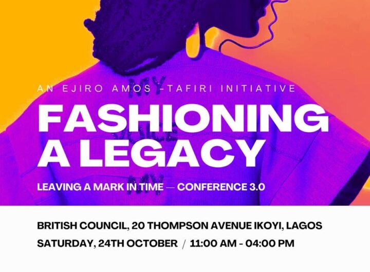 Ejiro Amos Tafiri, British Council Set Lagos Fashion Conference for October 24